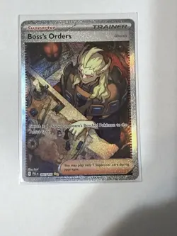 Pokemon Boss's Orders 265/198 Paldea Evolved Special Illustration Rare Holo NM - Image 1