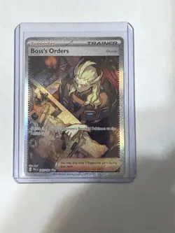 Pokemon Boss's Orders 265/198 Paldea Evolved Special Illustration Rare Holo NM - Image 3