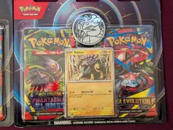Pokemon TCG Mega Charizard Y EX Tin + 2x ME, Phantasmal Flames 2-pack Blisters - Image 4