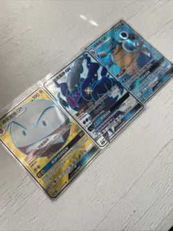 Pokemon TCG Full Art GX Lot Of 3 | Blastoise Darkrai Electrode - Image 1