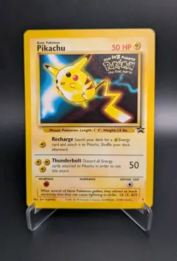 Pikachu - Black Star WB First Movie Promo #4 - Pokemon TCG (Vintage WOTC) - NM - Image 1