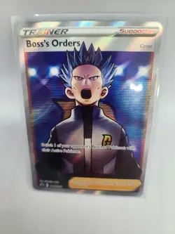 Pokemon Black Star Promos Boss's Orders (Full Art) Holo - Cyrus - #SWSH251 - Image 2