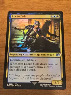 MTG Final Fantasy - Locke Cole - FIN 234 - FOIL - Image 1