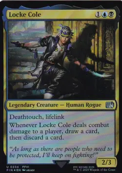 MTG Final Fantasy - Locke Cole - FIN 234 - FOIL - Image 2