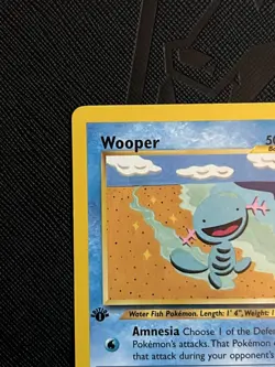 Pokemon TCG Wooper 82/111 1st Edition Neo Genesis Common (English) - NM(-) - Image 4