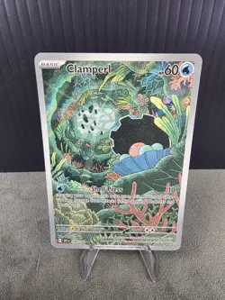 Clamperl 195/182 SV: Destined Rivals Illustration Rare Pokemon TCG NM English 🔥 - Image 1