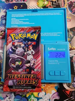 (VERY HEAVY) 22.4g Pokemon TCG Destined Rivals Booster Pack (SEALED)✅ - Image 1