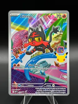 Pokemon First Partner Illustration Collection Series 1 Alolan Starters MEP 43-45 - Image 4