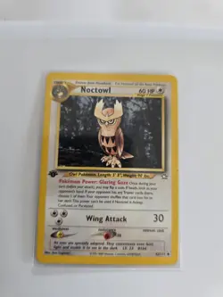 Noctowl 42/111 Uncommon 1st Edition Neo Genesis Pokemon 612 - Image 1