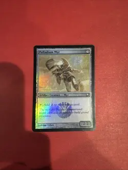 Palladium Myr Mtg Scars Of Mirrodin FOIL Lp Light Play - Image 1