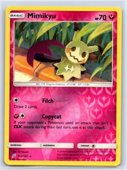 Mimikyu 112/181 Rare Team Up Pokemon Reverse Holo NM/M - Image 1