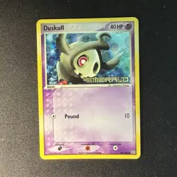 Pokemon Duskull 46/106 EX Emerald Stamp Common Regular 40 HP English 2005 - Image 1