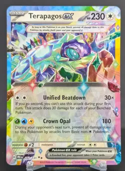 Pokemon Terapagos ex #092/131 English Prismatic Evolutions Double Rare - Image 1