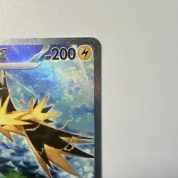 Pokemon TCG Zapdos EX Ultra Rare Full Art Holo 202/165 Sv151 Basic 200 HP - Image 3
