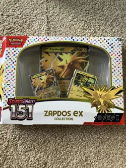 Pokemon Scarlet And Violet 151 Zapdos Ex Box *no Packs* - Image 1