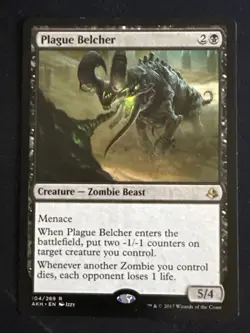 1x Plague Belcher (104) Amonkhet LP MTG Magic the Gathering x1 MKE - Image 1