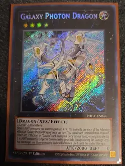 Galaxy Photon Dragon PHHY-EN044 Secret Rare 1st Ed Near Mint Yu-Gi-Oh! - Image 1