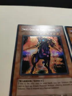2x Swift Gaia the Fierce Knight CT1-EN004 Secret Rare Limited Edition LP - Image 2