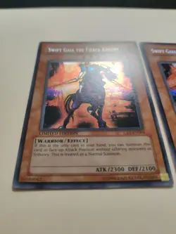 2x Swift Gaia the Fierce Knight CT1-EN004 Secret Rare Limited Edition LP - Image 3