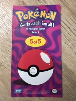 Pokemon Animation Series 2 Tin Topper/Jumbo Card Charizard Foil 5 of 5 - MP - Image 2