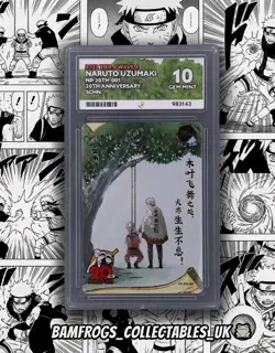Naruto Uzumaki NR-20TH-001 Promo Card 20TH ANNIVERSARY Naruto Kayou ACE 10 - Image 1