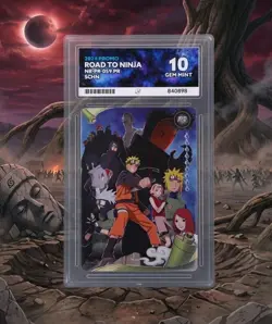 Road To Ninja NR-PR-059 Promo Card Great Ninja War Naruto Kayou ACE GRADED 10 - Image 1