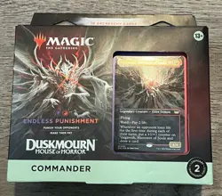 MTG: DUSKMOURN: HOUSE OF HORROR: ENDLESS PUNISHMENT COMMANDER DECK - New Sealed - Image 1