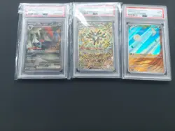 Lot Of Three Graded POKEMON Cards 2025 N'S Zoroark 2024 Magneton 2023 Tarountula - Image 1