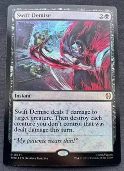 Swift Demise Surge Foil Card R 0021 MTG TMNT - Image 1