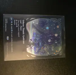 Uthros, Titanic Godcore Borderless GALAXY FOIL MTG Edge of Eternities EOE NM 380 - Image 3