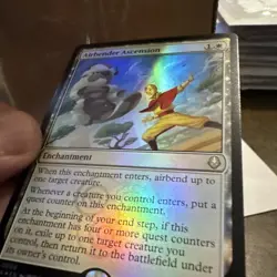 Magic The Gathering Avatar Airbender Ascension TLA 0006 foil near mint ship fast - Image 2
