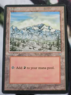 Mtg Misprint Ice Age Mountain X1 - Image 1