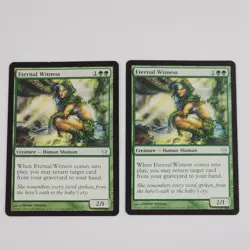 x2 Eternal Witness Fifth Dawn Uncommon - Magic the Gathering Green Creature LP - Image 1