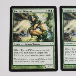 x2 Eternal Witness Fifth Dawn Uncommon - Magic the Gathering Green Creature LP - Image 2