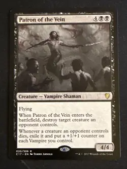 1x Patron of the Vein (020) Commander 2017 LP MTG Magic The Gathering x1 MKE - Image 1