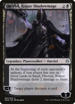 mtg magic Davriel, Rogue Shadowmage ENGLISH FRENCH ombremage rebelle 3 available - Image 1