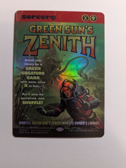 Green Sun's Zenith (Showcase) #127 (Foil) (NM) Special Guests SPG Magic MTG - Image 1