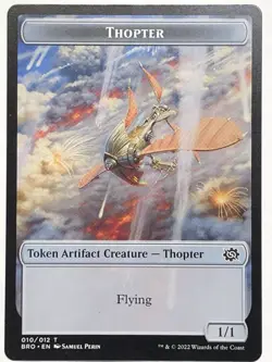 MTG TCG - Thopter 010/012 Token BRO - NM (Free Shipping $5+) - Image 1