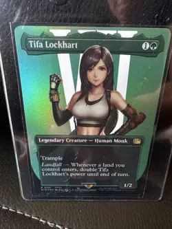 Tifa Lockhart (Borderless) (Foil) Magic MTG Final Fantasy 0391 - Image 1