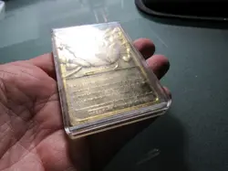 VINTAGE 1999 23K Gold-Plated Jigglypuff Burger King Pokemon Card IN CASE - Image 2