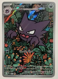 Haunter 027 Mega Evolution Promo Holo Pokemon Card NM CLEAN! 👀 - Image 1