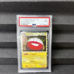 POKEMON CARD ELECTRODE PRIME 93 HG & SS TRIUMPHANT #93 GRADED PSA 9 MINT - Image 4