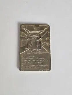 Pikachu 1999 Pokemon 23K Gold-Plated Burger King Promo Trading Card ( No Case ) - Image 1