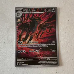 Pokemon TCG Mightyena ASC 243/217 Illustration Rare Stage 1 Dark 120HP Card - Image 1