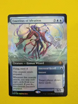Emeritus of Ideation (Extended Art) Secrets of Strixhaven Foil - Image 1