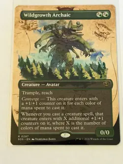 Wildgrowth Archaic Borderless Secrets of Strixhaven 297 - Image 1