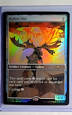 2024 MTG Magic The Gathering GAME Store Championship Promo Foil 25 Hollow One LP - Image 1