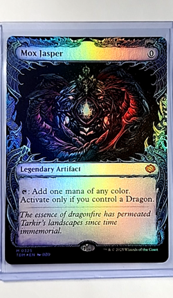 2025 MTG Magic The Gathering TDM Tarkir Dragonstorm Showcase Foil 325 Mox Jasper - Image 1
