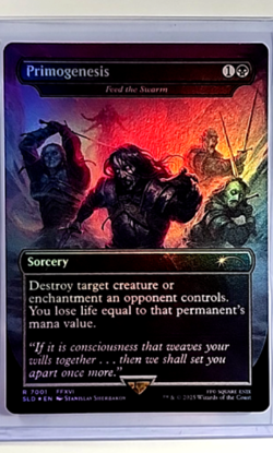 2025 MTG Magic The Gathering SLD Secret Lair Final Fantasy Foil Primogenesis - Image 1