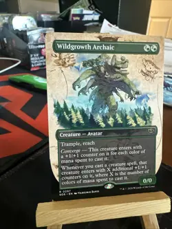 Wildgrowth Archaic (Borderless) 0297 - Secrets of Strixhaven Rare - Image 2